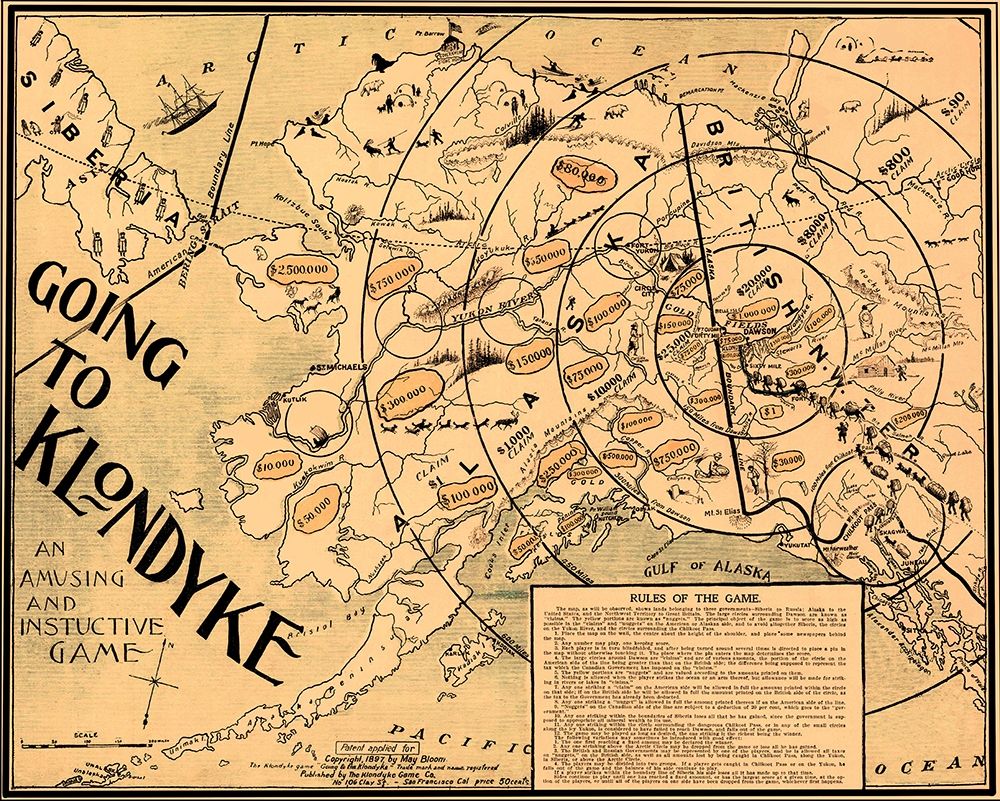 Going to Klondyke Game - Klondyke Game 1897