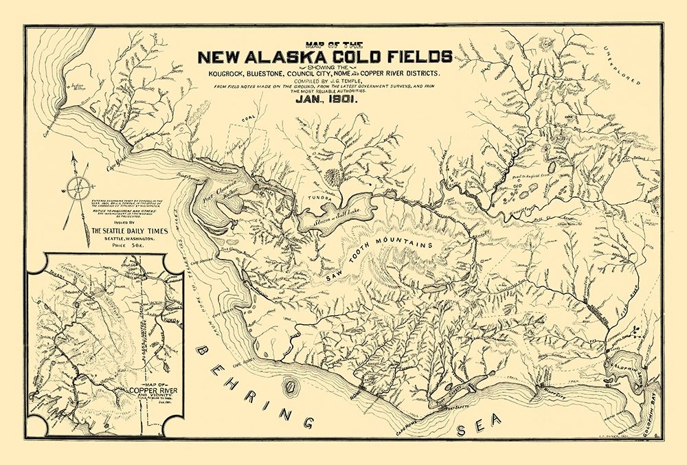 New Alaska Gold Fields - Temple 1901