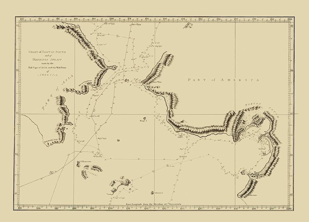 Alaska Bering Strait - Nicol 1785