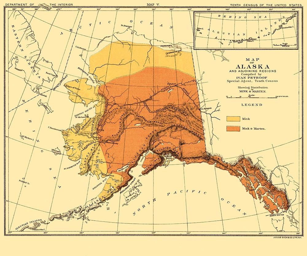 Alaska Mink and Marten Habitat - Bien 1882