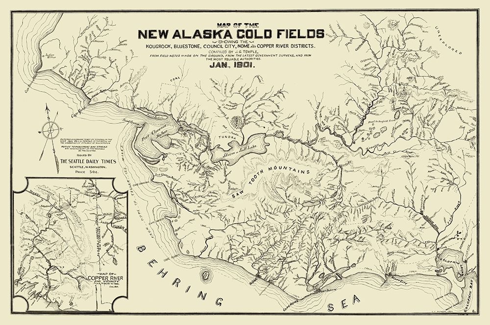 New Alaska Gold Fields - Temple 1901