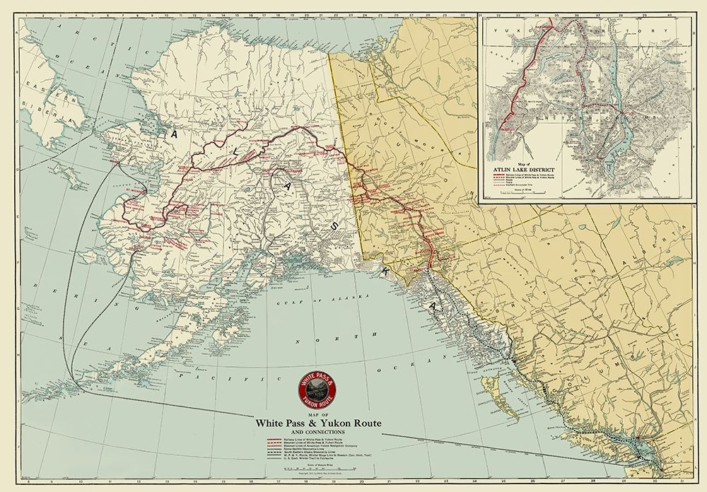 White Pass, Yukon Route Railroad - 1917