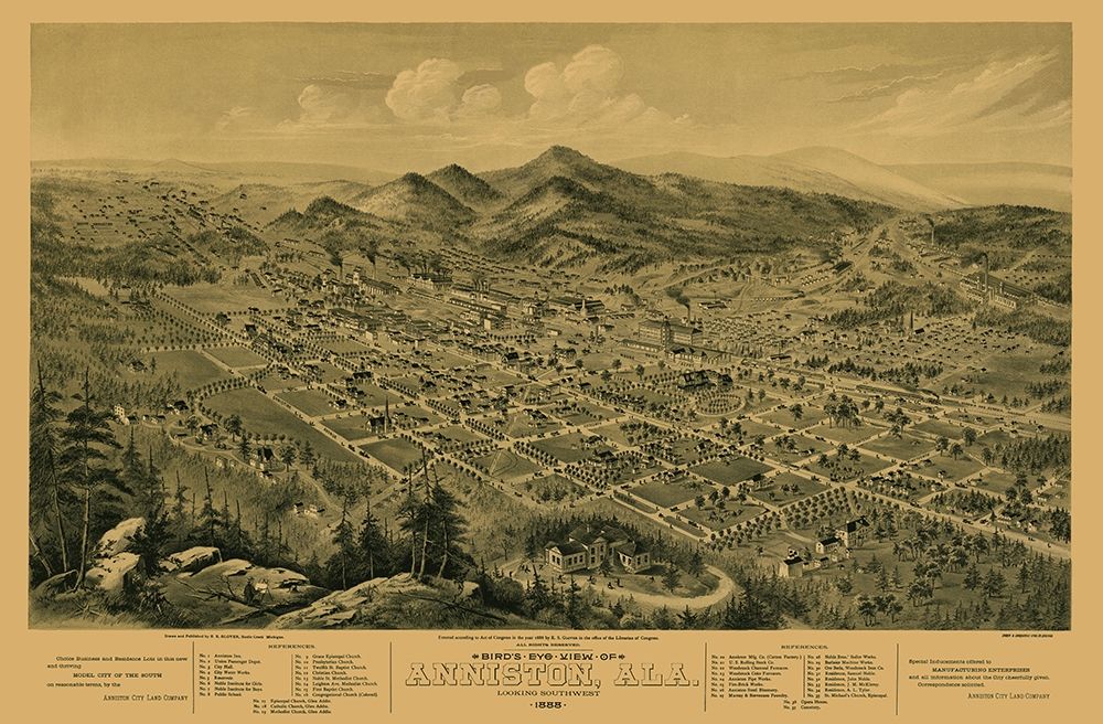 Anniston Alabama - Glover 1888