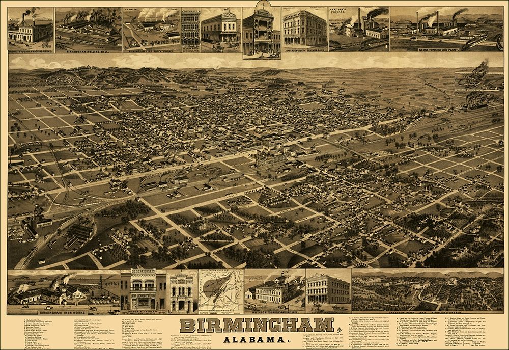 Birmingham Alabama - Beck 1885