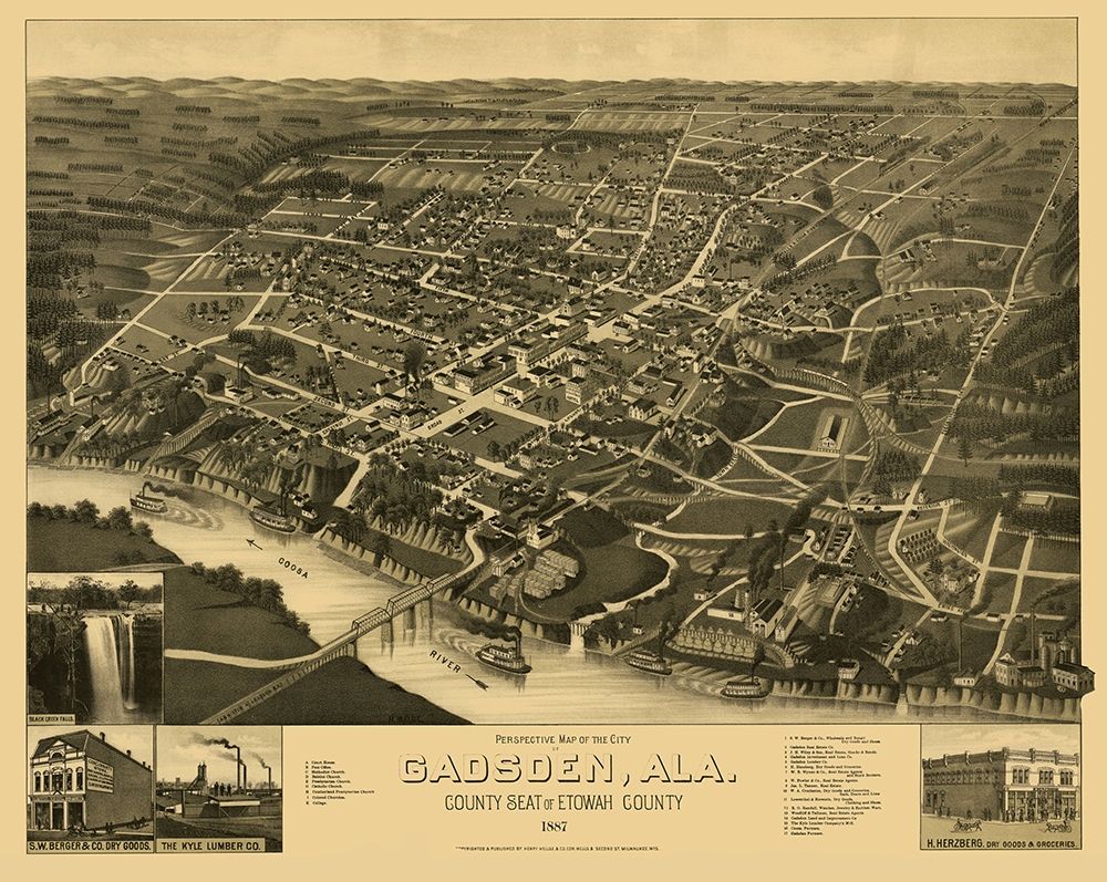 Gadsden Alabama - Beck 1887