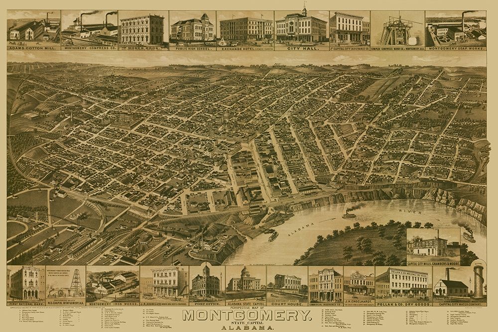 Montgomery Alabama - Wellge 1887