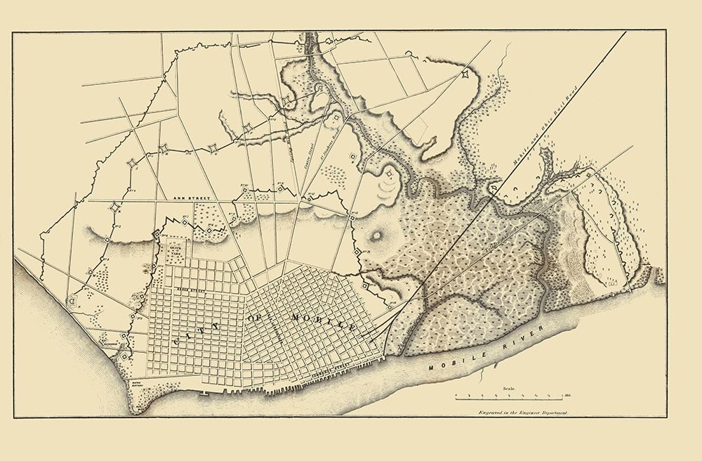 Confederate Defenses - Bowen 1866
