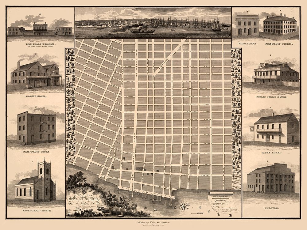 Mobile Alabama - Goodwin 1824