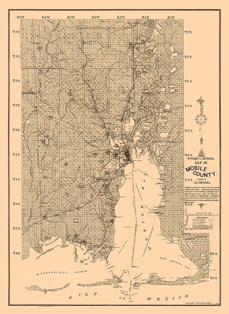 Mobile County Alabama - Fonde 1895