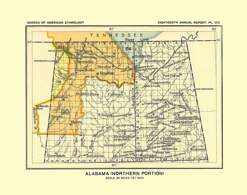 Northern Alabama - Hoen 1896