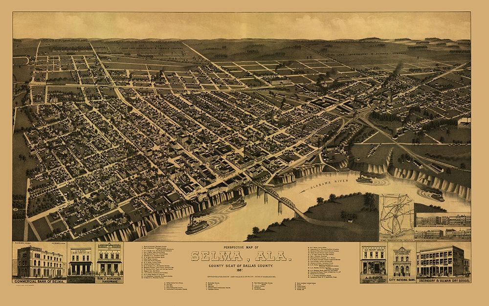 Selma Alabama - Wellge 1887