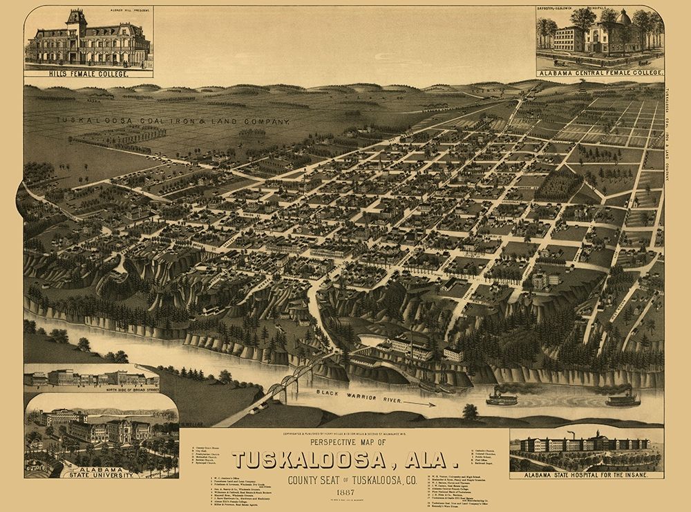 Tuskaloosa Alabama - Wellge 1887