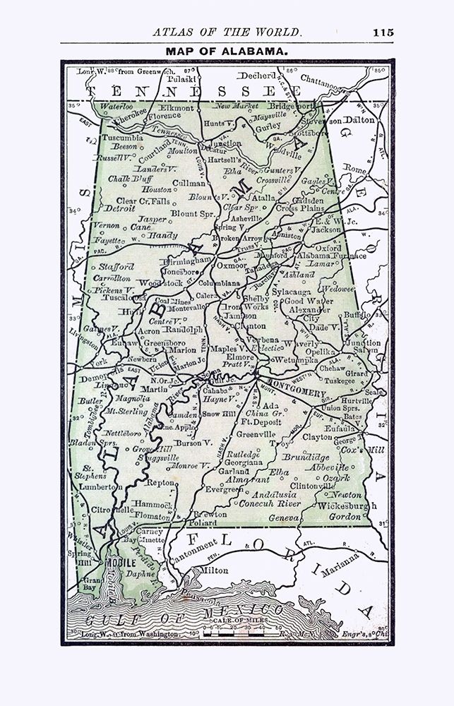 Alabama - Alden 1886
