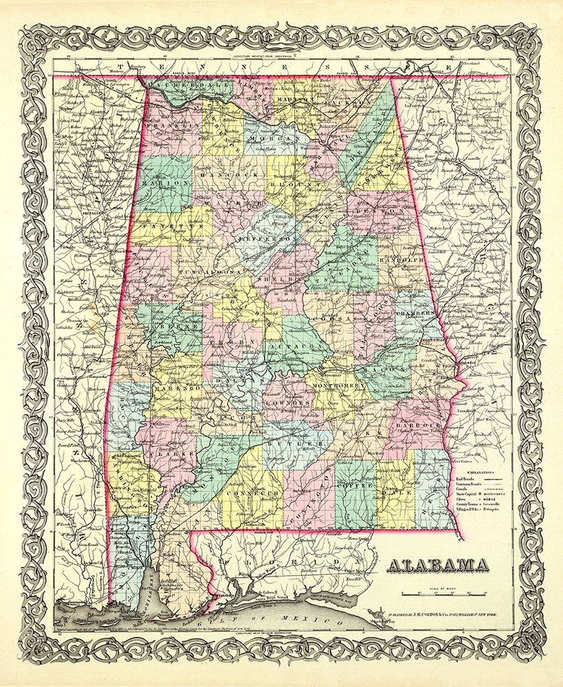 Alabama - Colton 1856