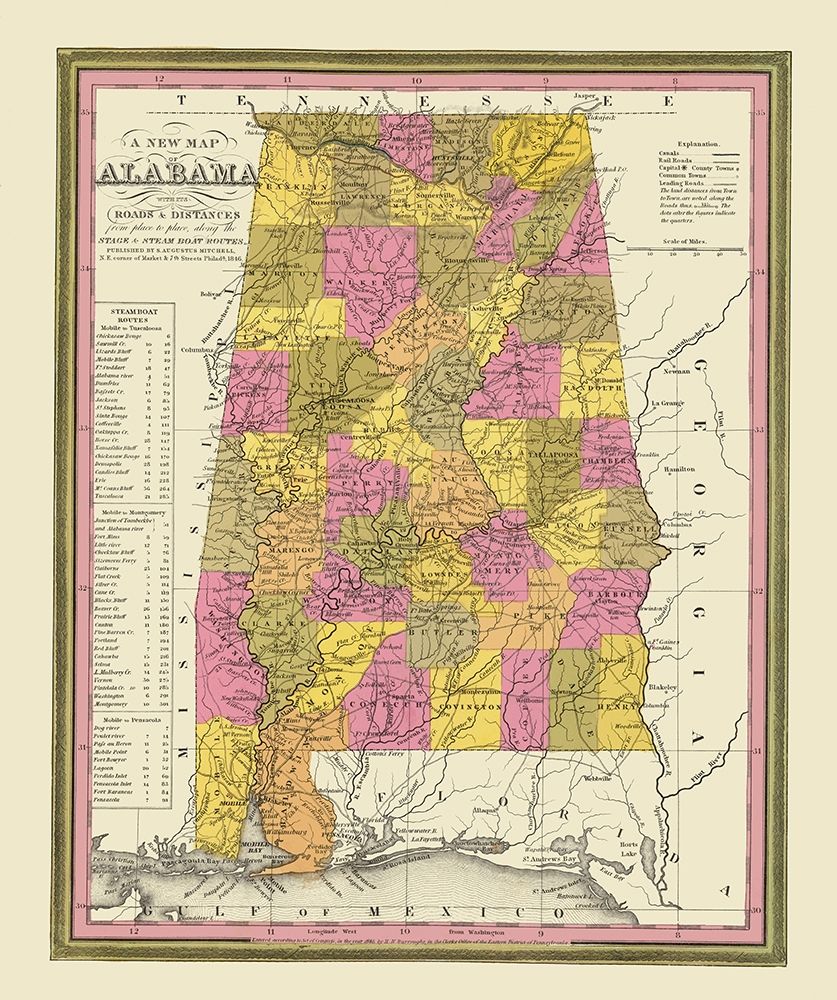 Alabama - Mitchell 1846
