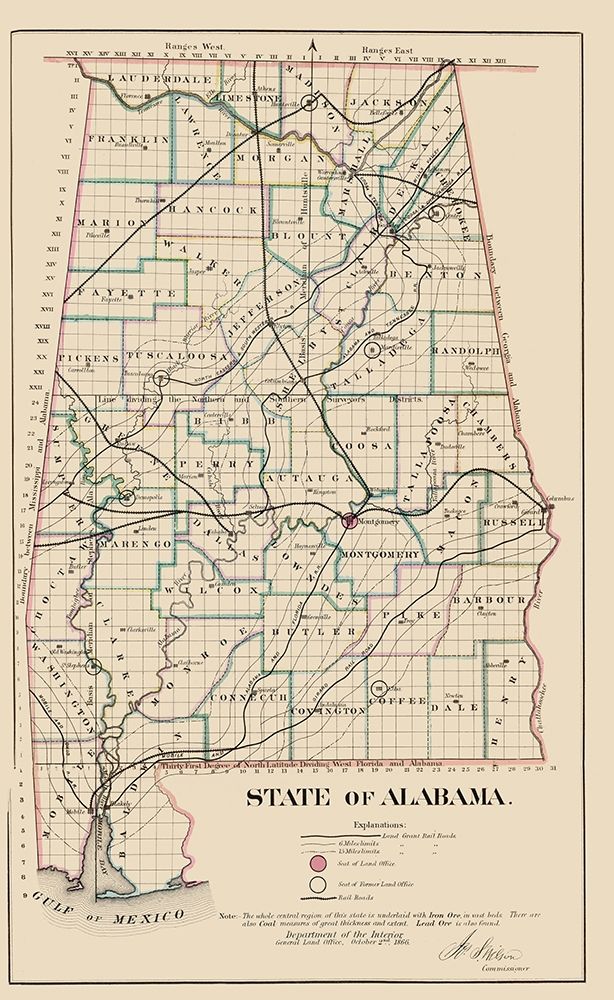 Alabama - Glo 1866
