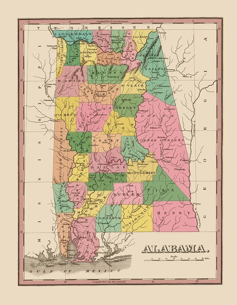 Alabama - Finley 1824