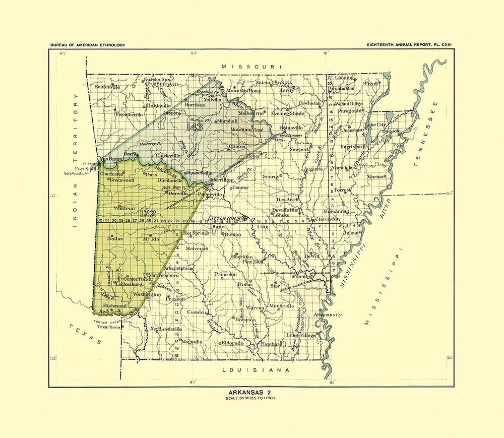 Arkansas - Hoen 1896