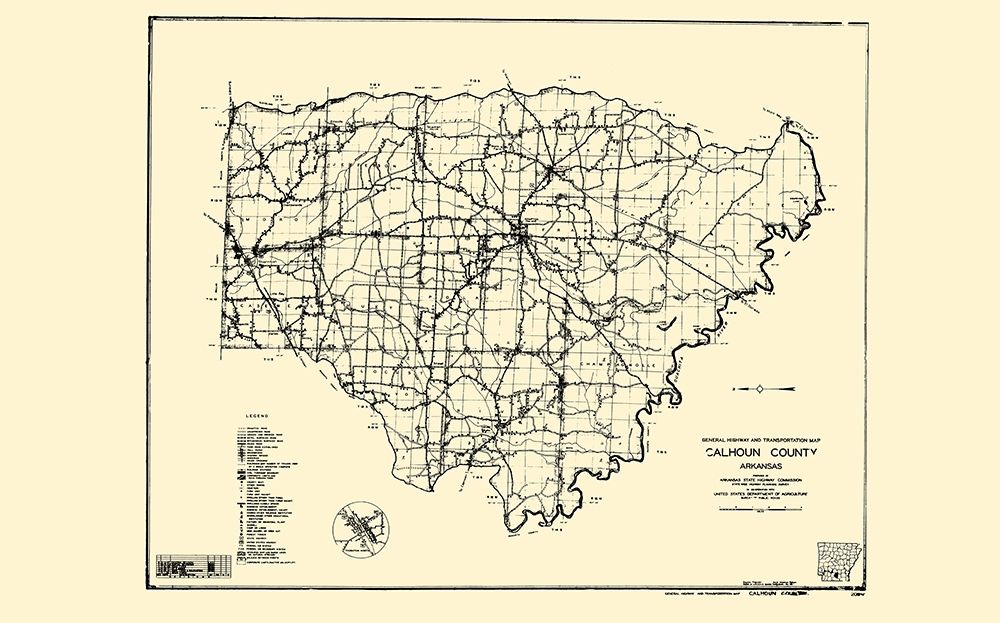 Calhoun Arkansas State Hwy - State 1936
