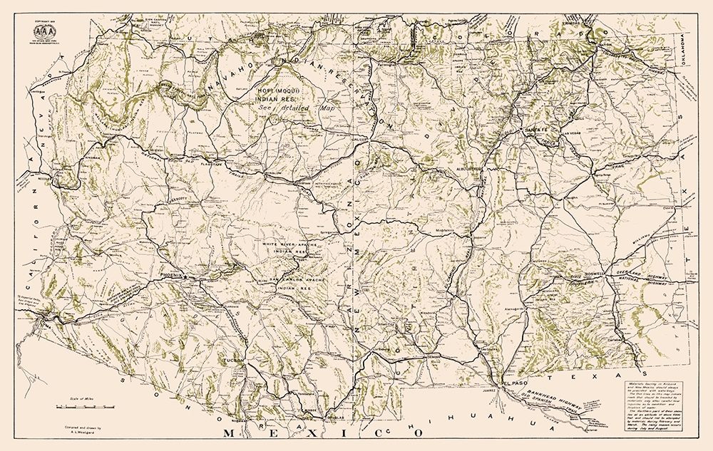 Arizona New Mexico - Westgard 1919