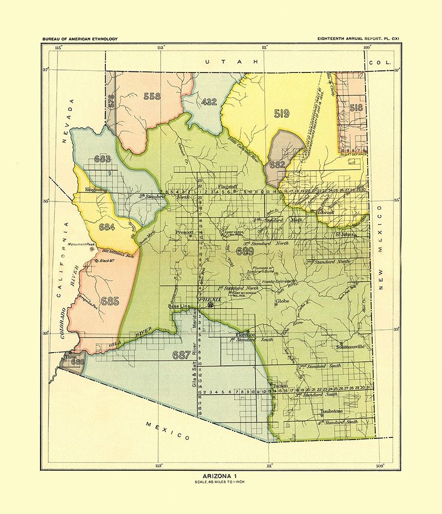 Western Arizona - Hoen 1896
