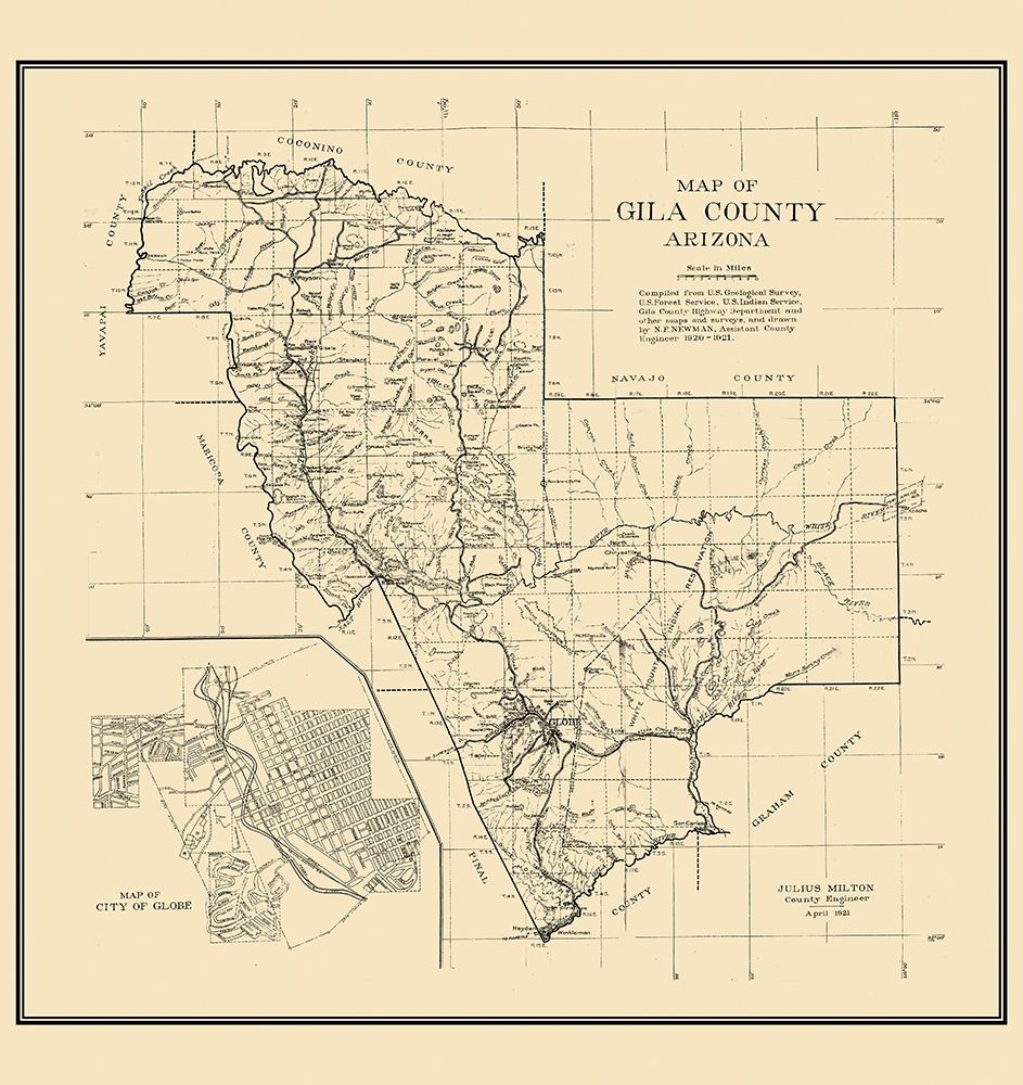 Gila Arizona - Newman 1921