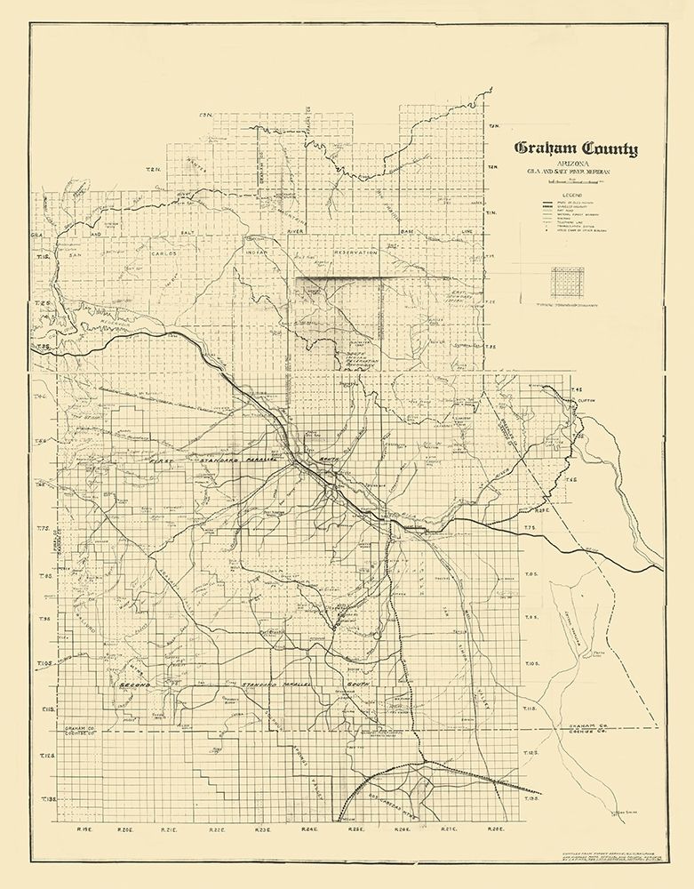 Graham Arizona Landowner - Firth 1935