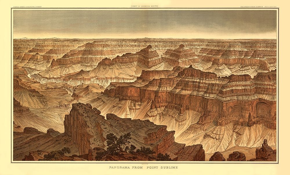 Grand Canyon, Point Sublime Arizona - Bien 1882
