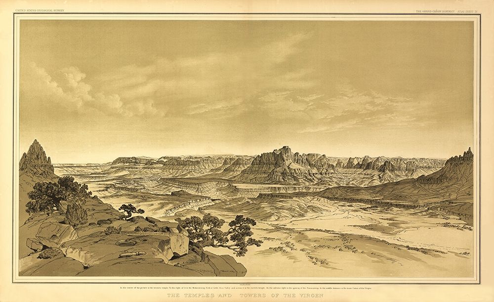Grand Canyon, Temples and Tower of Virgin Arizona