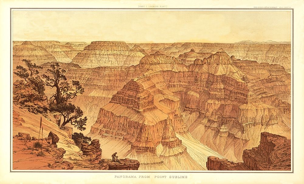 Grand Canyon, Point Sublime Arizona - Bien 1882