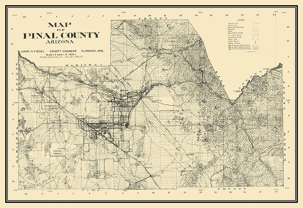 Pinal Arizona Landowner - Fiscel 1932