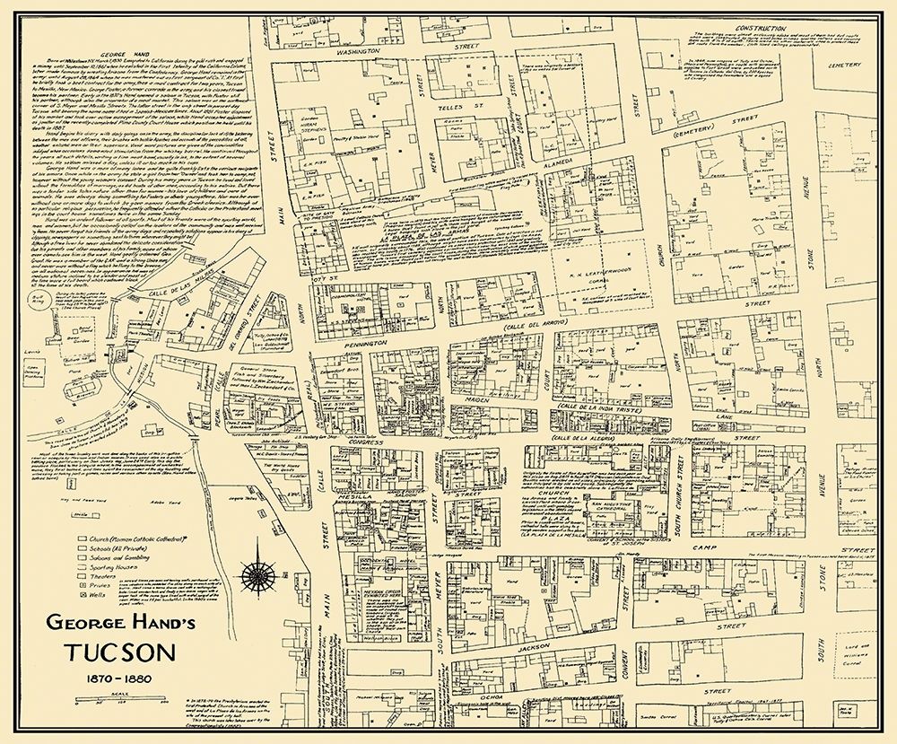Tucson Arizona - Hand 1870