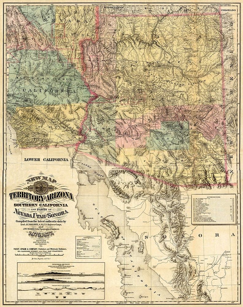 Arizona Territory - Britton  1877
