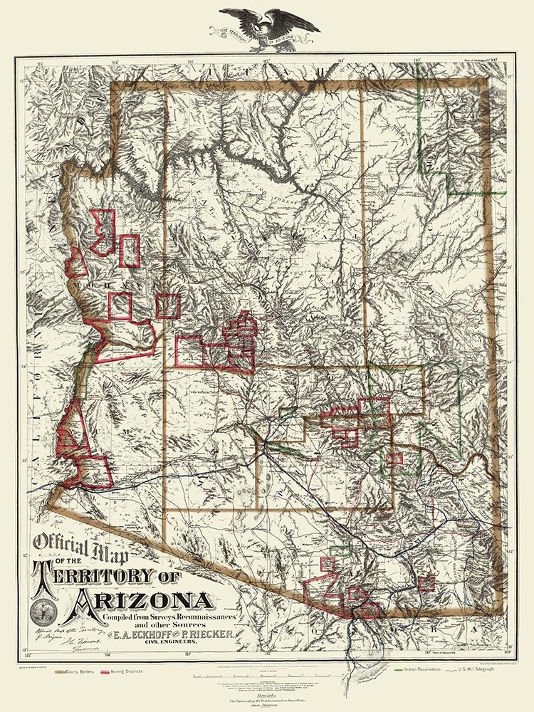 Arizona Territory - Eckhoff 1880