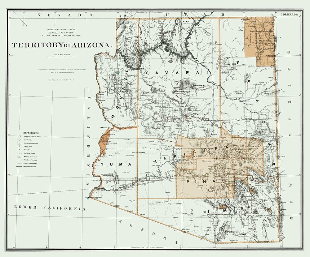 Arizona Territory - Bien 1879