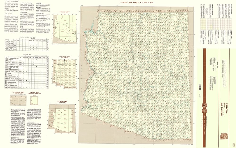 Arizona Arizona Sheet - USGS 1997