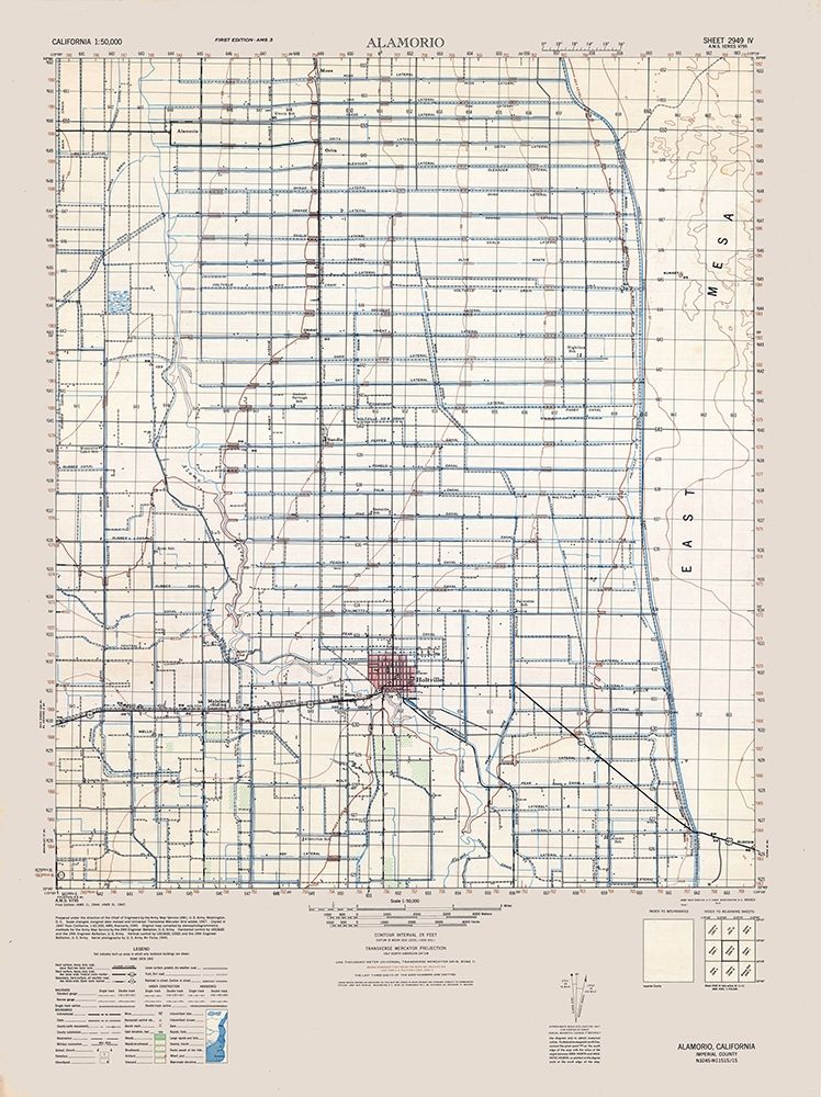Alamorio Sheet - US Army  1944