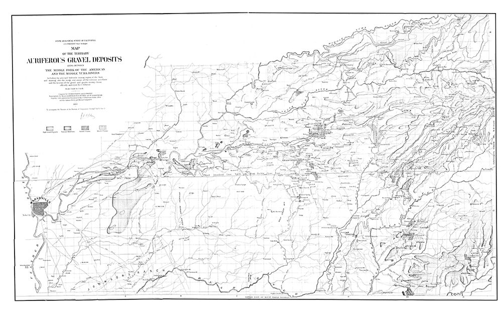 Tertiary Auriferous Gravel Deposits CA