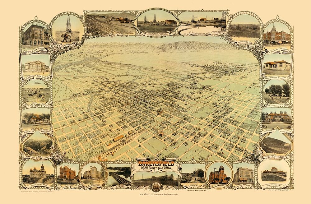 Bakersfield California - Stone 1901