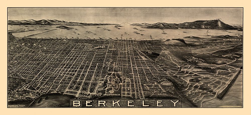 Berkeley California - Green 1909