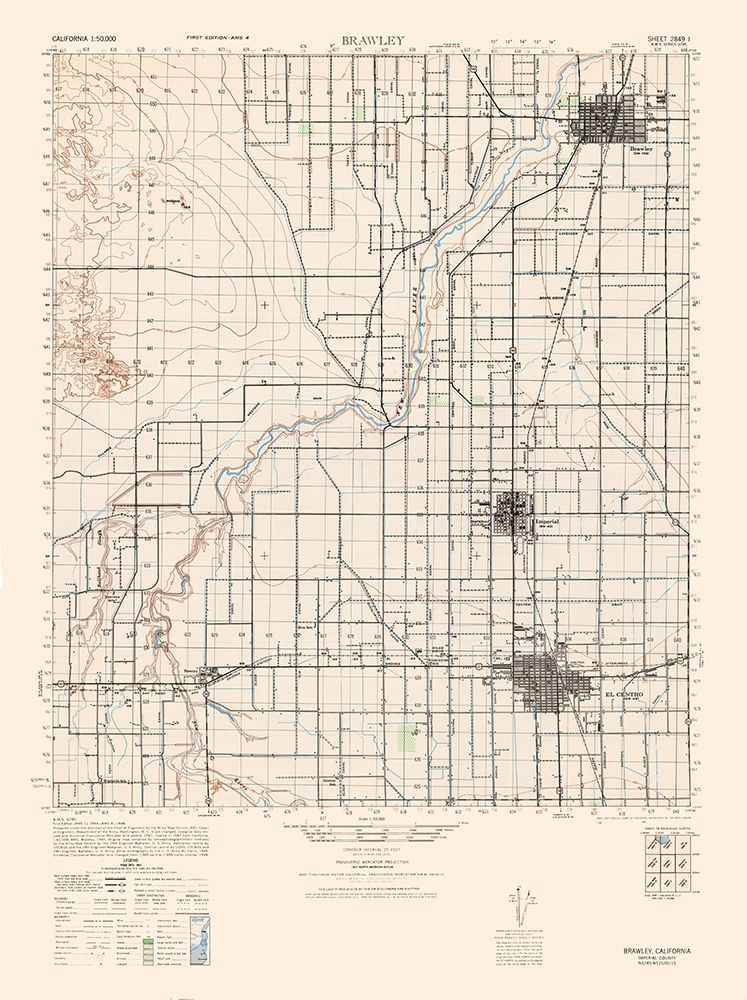 Brawley Sheet - US Army  1944