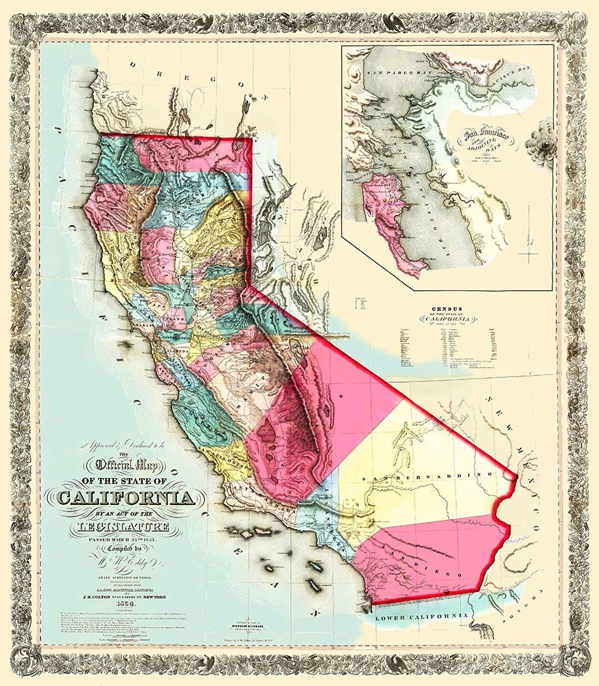 California - Eddy 1854