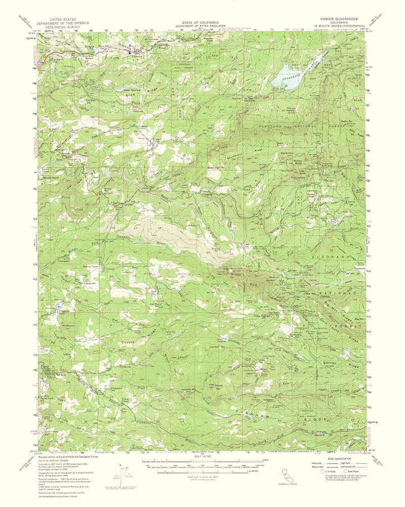 Camino California Quad - USGS 1964