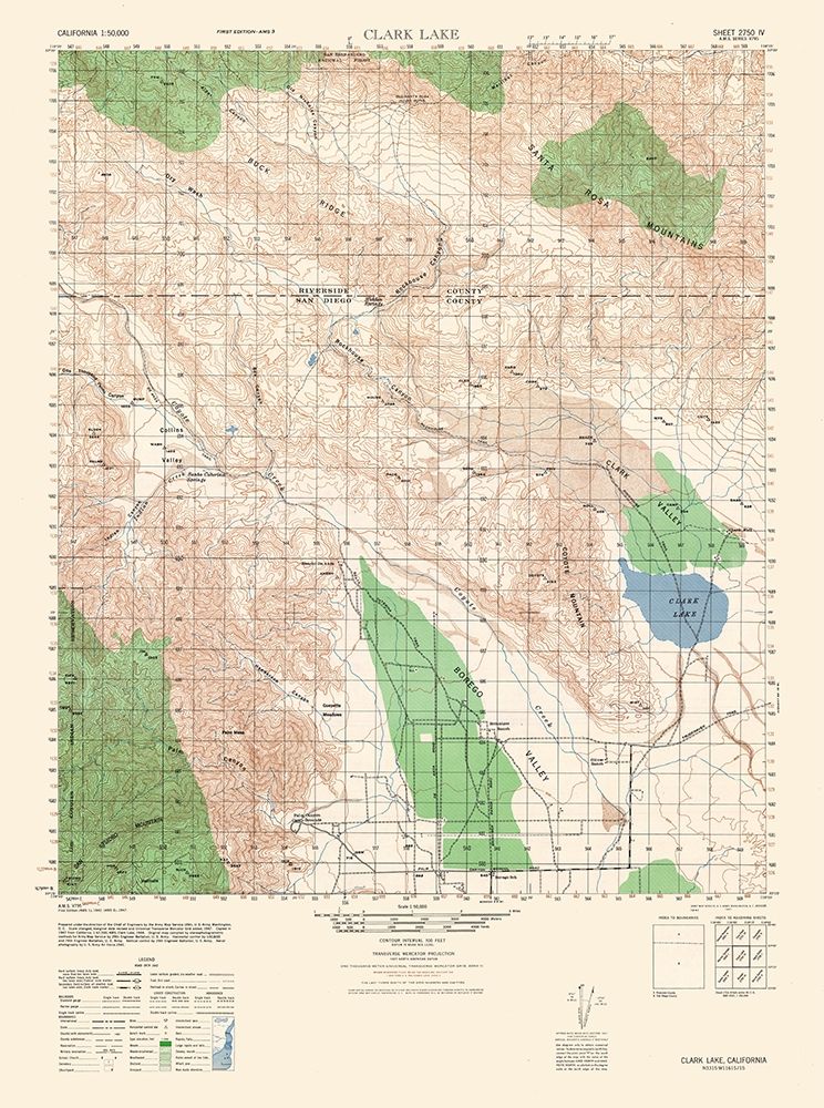 Clark Lake Sheet - US Army 1942