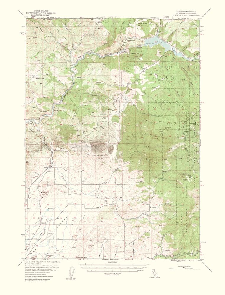 Copca California Quad - USGS 1963