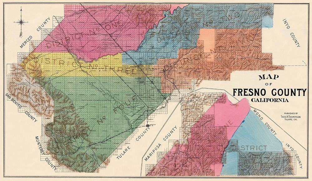 Fresno California - Thompson 1891