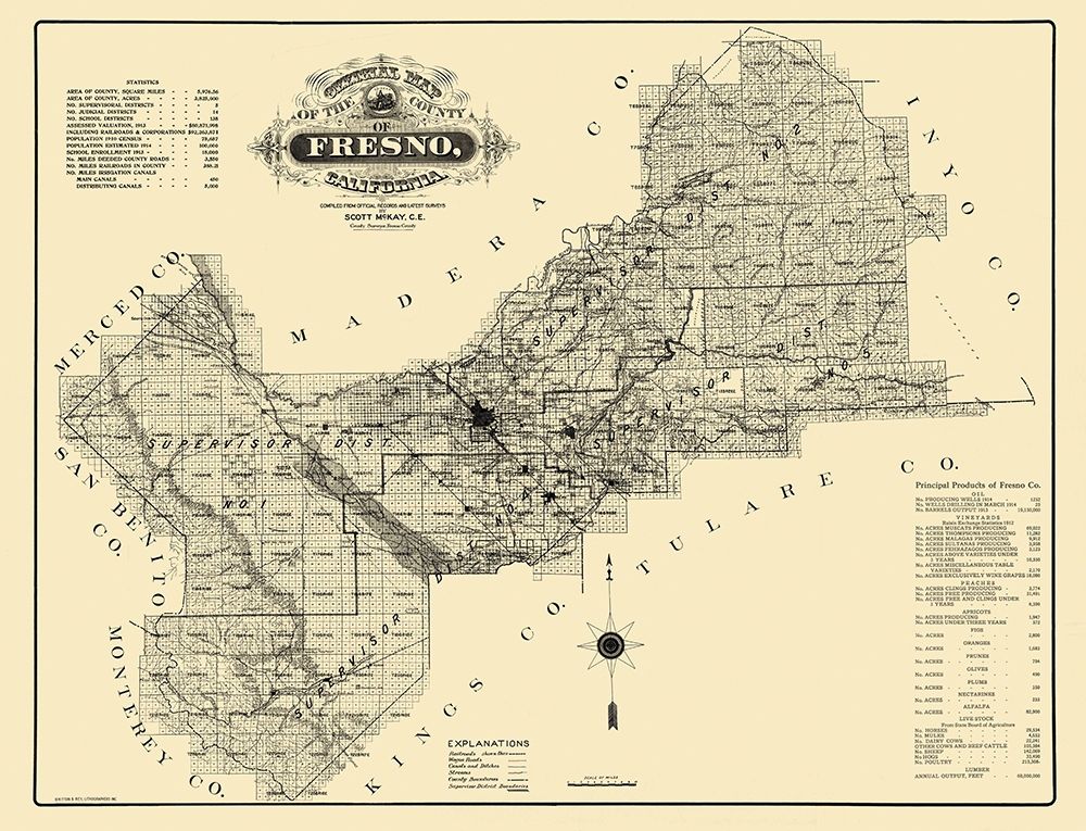 Fresno California - McKay 1914