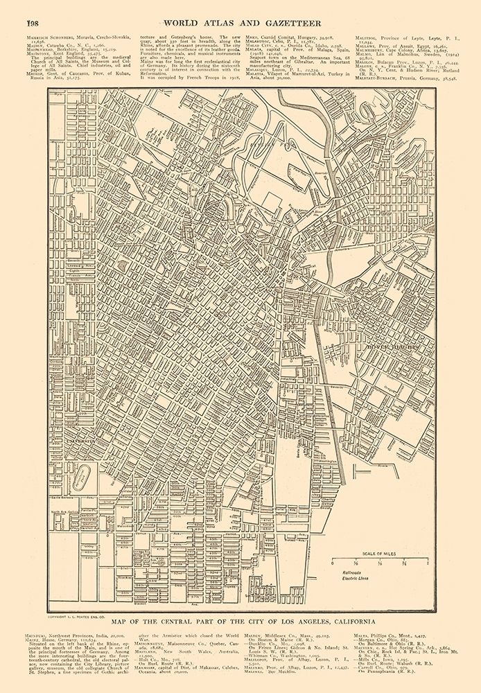 Los Angeles  California - Reynold 1921