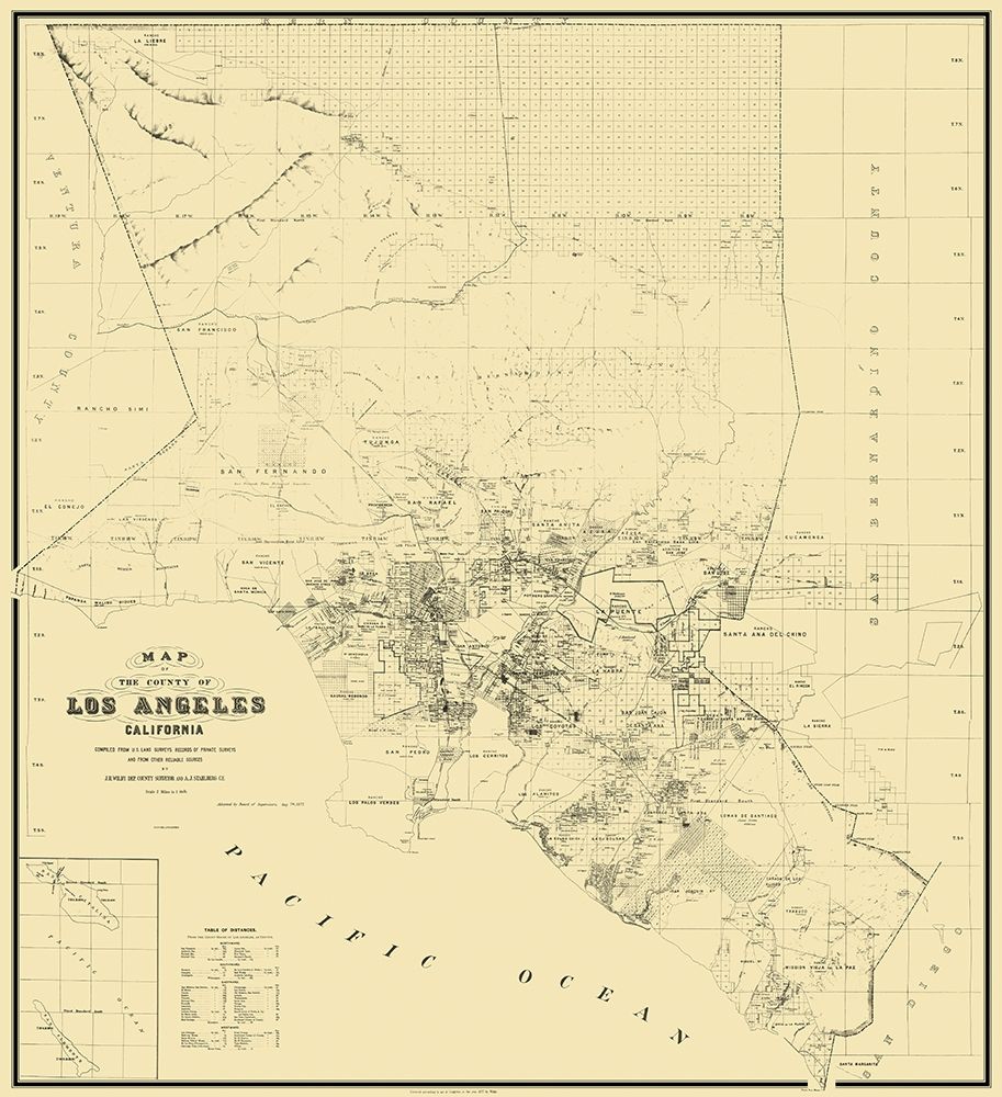 Los Angeles California Landowner - Wildy 1877