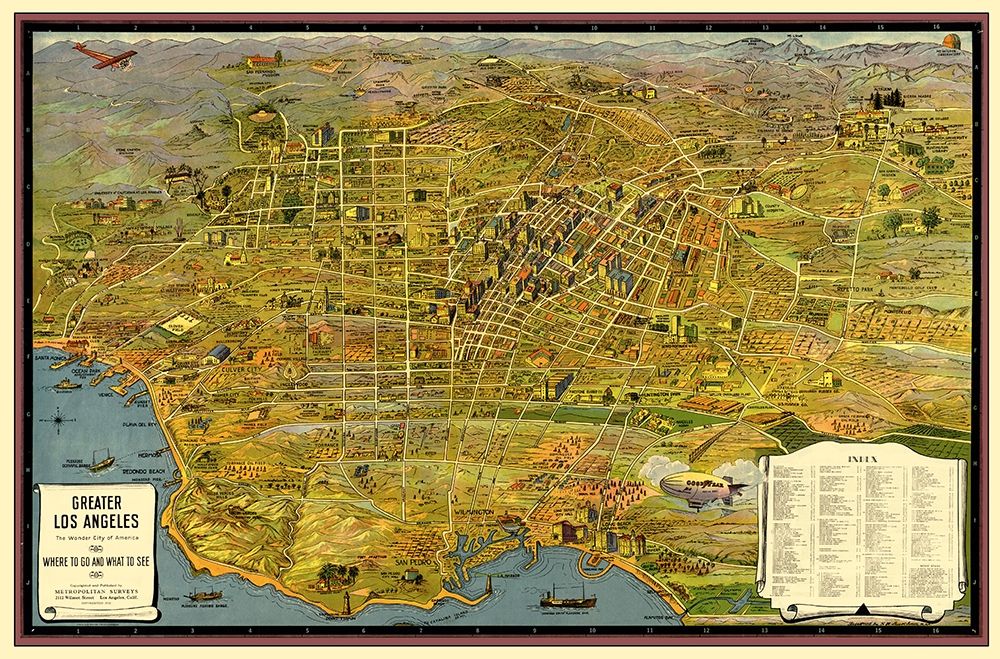 Greater Los Angeles California - 1932
